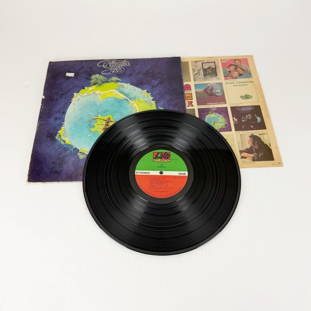 Vintage 1972 Atlantic Yes Fragile Gatefold Vinyl Record LP SD-7211